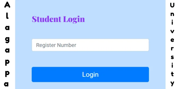Alagappa University Student Login