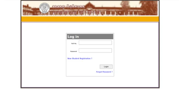 Ravenshaw University Student Login