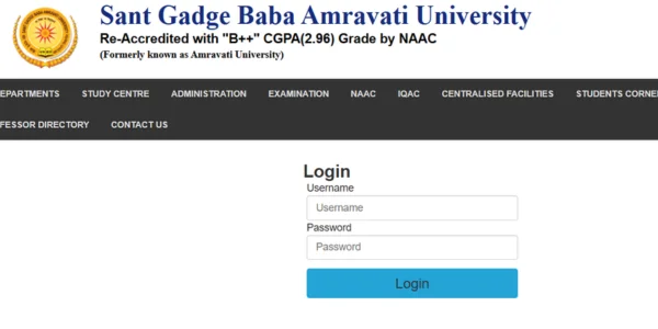 SGBAU Student Login